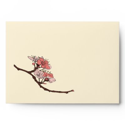 Japanese Blossom Envelopes
