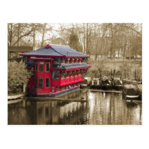 Japanese boat post card
