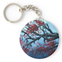 japanese cherry blossom flower tree  oriental art key chains