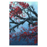 japanese cherry blossom flower tree  oriental art personalized stationery