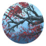 japanese cherry blossom flower tree  oriental art stickers