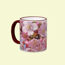 Japanese Cherry Blossom mugs by designcreatology Japanese Cherry Blossom mugs