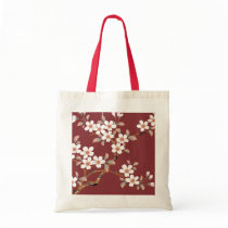 Japanese Cherry Blossoms Tote Bags
