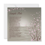 Japanese Cherry Blossoms Invitation 01