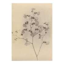 Japanese cherry blossoms poster posters