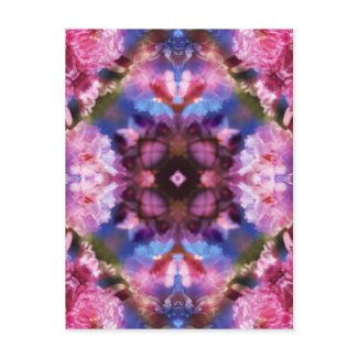 Japanese Cherry Kaleido Postcard