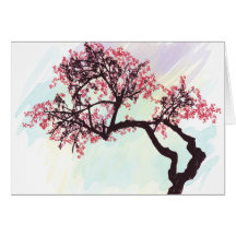 Japanese Cherry Tree Blossom Notecard