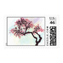 Japanese Cherry Tree Blossom Postage Stamps