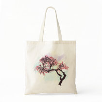 Japanese Cherry Tree Blossom Tote Bag