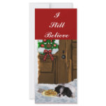 Japanese Chin Christmas Gifts Rack Card Design
