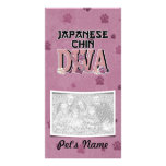 Japanese Chin DIVA Photo Greeting Card