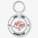 JAPANESE CHIN mom keychain