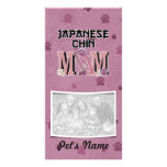Japanese Chin MOM Photo Card Template