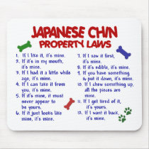 JAPANESE CHIN Property Laws 2 mousepads by poochloverstuff JAPANESE CHIN Property Laws 2 mousepads