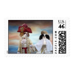 Japanese Chin Royal Couple Postage