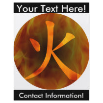 Japanese / Chinese "Fire" Flyer Design