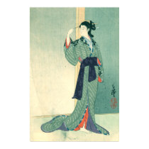 Japanese Courtesan (canvas) posters by akaJUSTIN Japanese Courtesan (canvas) posters