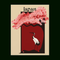 Japanese Crane Postcard