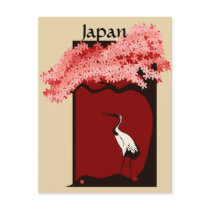 Japanese Crane Postcard