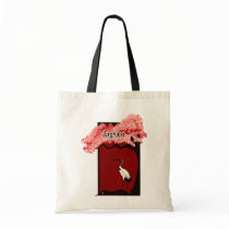 Japanese Crane Tote Bag