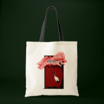 Japanese Crane Tote Bag
