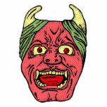 Japanese Devil's Head Photo Sculpture
