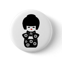 Japanese Doll buttons
