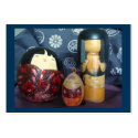 Japanese dolls business cards by Annaart Japanese dolls business cards