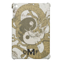 Japanese Dragon and Yin Yang Symbol ipad mini cases