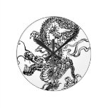 Japanese Dragon - In the Chinese Style Clocks