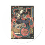 Japanese Dragon Painting circa 1860 stickers