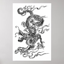 Japanese Dragon Posters