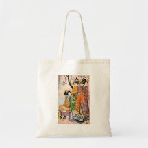 Japanese Engraving Three Geisha 1911 Tote Bags