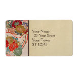 Japanese Fabric Shipping Label
