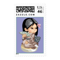 Japanese Fan postage by lilones Japanese Fan postage