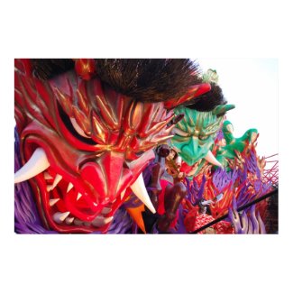 Japanese Festival Demon Float Poster print