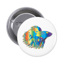 Japanese Fighting Fish Pin