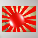 Japanese Flagbubble Poster posters