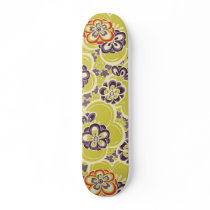 Japanese Flower Blossoms Vintage Skate Deck skateboards by planespotting Japanese Flower Blossoms Vintage Skate Deck skateboards