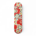 Japanese Flower Chiyogami Blossoms Vintage Deck skateboards by planespotting Japanese Flower Chiyogami Blossoms Vintage Deck skateboards