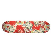 Japanese Flower Chiyogami Blossoms Vintage Deck Skate Decks