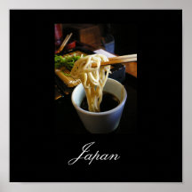 Japanese Food, Images from Japan Poster