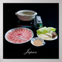 Japanese Food, Images from Japan Print