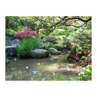Japanese Garden 2 Print by badkandy