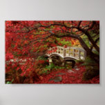 Japanese Garden, British Columbia Poster