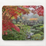 Japanese Garden in Fall Mousepad