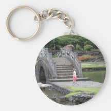 Japanese Garden in Hilo, Hawaii Keychain