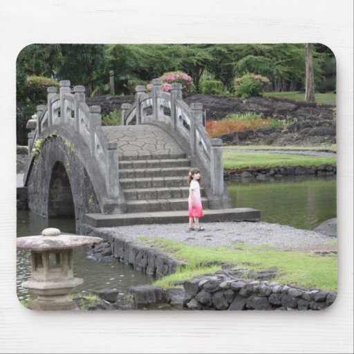 Japanese Garden in Hilo, Hawaii Mousepads