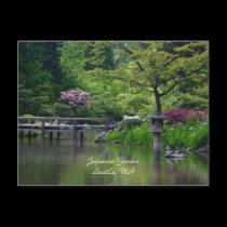 Japanese Garden postcard postcards