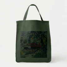 Japanese Garden Tote Canvas Bag